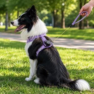 2-in-1 Retractable Dog Harness for Daily Walks - Built-In Leash Vest with Auto-Stop Control for Small & Medium Dogs