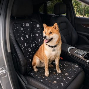 Front Seat Pet Car Cover for Dogs - Waterproof Seat Protector for Mud, Fur & Scratches | Universal Fit for Cars, SUVs & Trucks