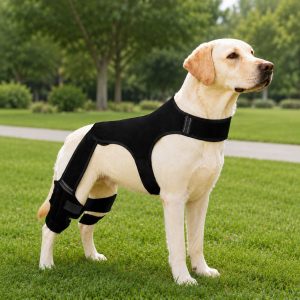 Dog rear leg support brace lifestyle image