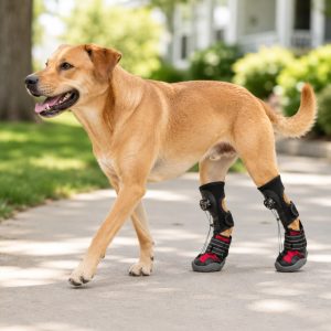 Paws in Awe adjustable dog paw-lift support boots 2-pack main image