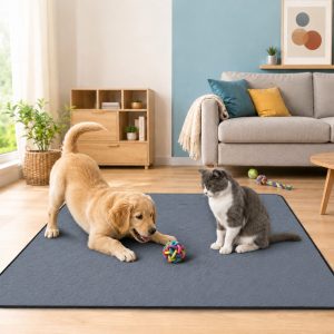 Reusable Washable Pet Pee Pad for Cats & Dogs - Absorbent Non-Slip Floor Mat for Indoor Potty Training, Playpens & Crates