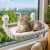Striped Square Cooling Mat Cat Hammock