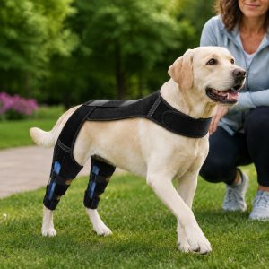 Dog Rear Leg Support Harness for Senior Dogs - Dual Hind Leg Mobility Aid for Walking & Standing