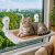 Faux Rabbit Plush Cooling Mat Cat Hammock