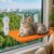 Yellow Breathable Mesh Cat Hammock