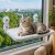 Faux Rabbit Plush Cat Hammock