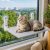 Gray Breathable Mesh Cat Hammock