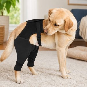 Dog Rear Leg Recovery Sleeve for Post-Surgery Care & Licking Protection